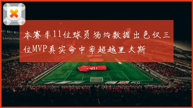 本赛季11位球员场均数据出色仅三位MVP真实命中率超越里夫斯